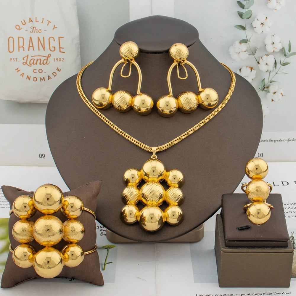 ✨Luxury Gold Jewelry Set – Bold &amp; Elegant Gift