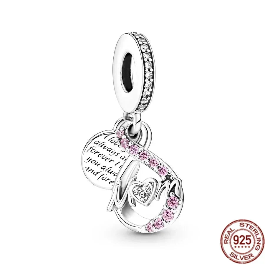 925 Sterling Silver Pink Love Potion Charm – Premium Sparkling Beads