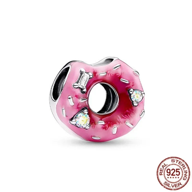 925 Sterling Silver Pink Love Potion Charm – Premium Sparkling Beads