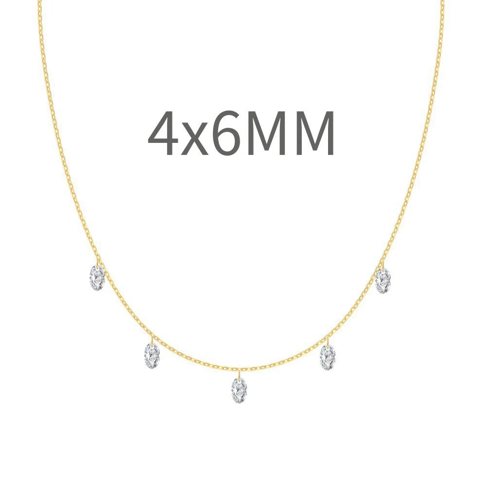 ✨ 925 Sterling Silver Sparkling Link Necklace