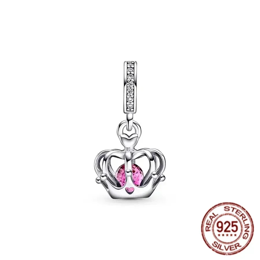 925 Sterling Silver Pink Love Potion Charm – Premium Sparkling Beads
