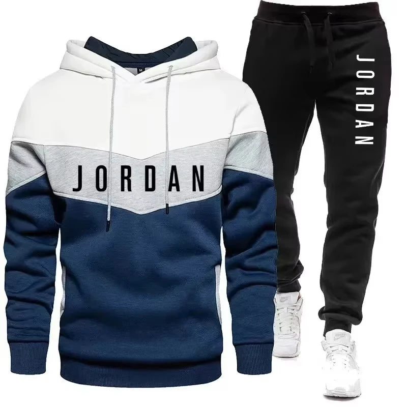 Men's Colorblock Jogging Set