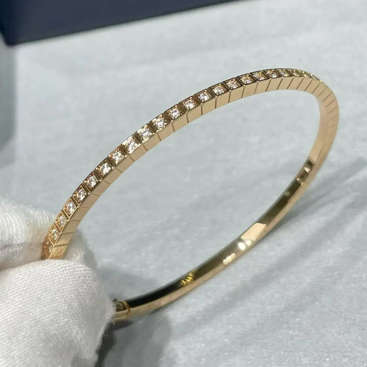 ✨2025 Gold-Filled Iced Bangle Bracelet
