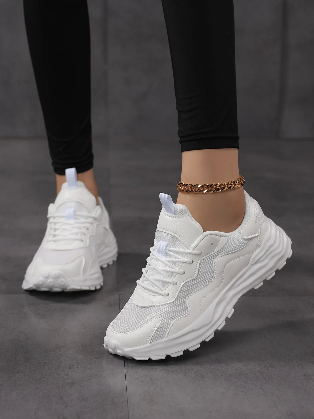 ✨ Luxe Casual Vulcanized Sneakers