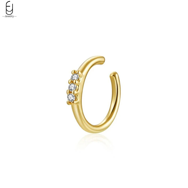 ✨Minimalist 24K Gold-Plated Ear Cuff – No Piercing Needed