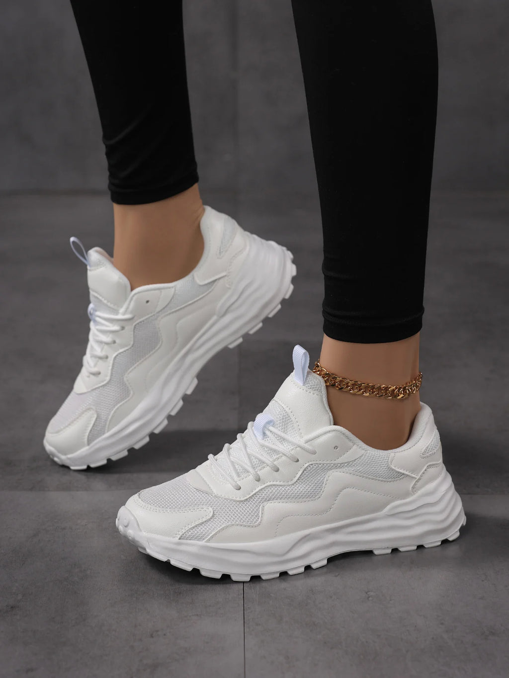 ✨ Luxe Casual Vulcanized Sneakers