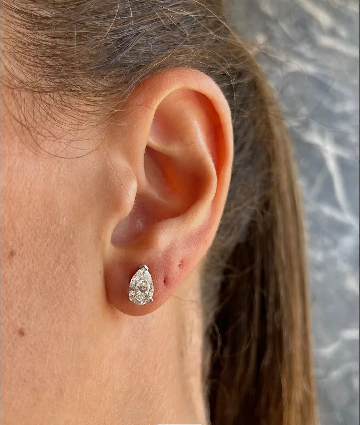 ✨IGI Lab-Grown Diamond Stud Earrings – 0.15–2ct