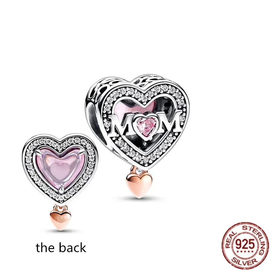 925 Sterling Silver Pink Love Potion Charm – Premium Sparkling Beads