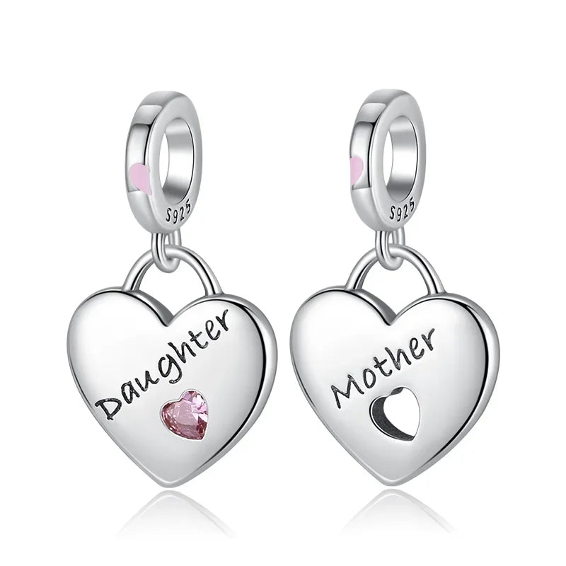 925 Sterling Silver Pink Love Potion Charm – Premium Sparkling Beads