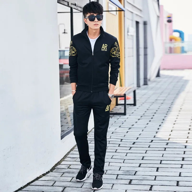 Men's Plus Size 5XL–6XL Premium Tracksuit | Autumn &amp; Winter Set