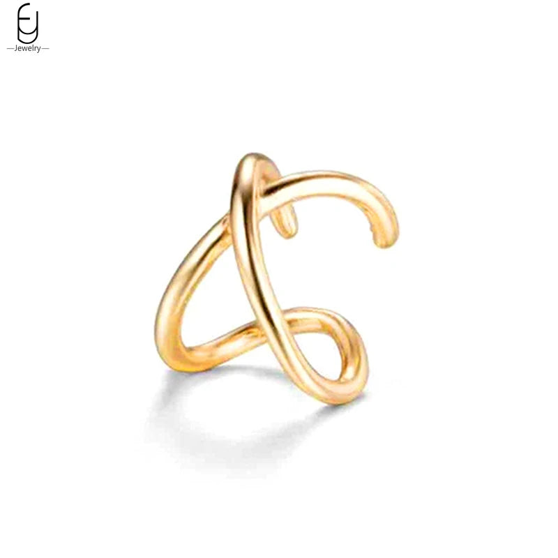 ✨Minimalist 24K Gold-Plated Ear Cuff – No Piercing Needed