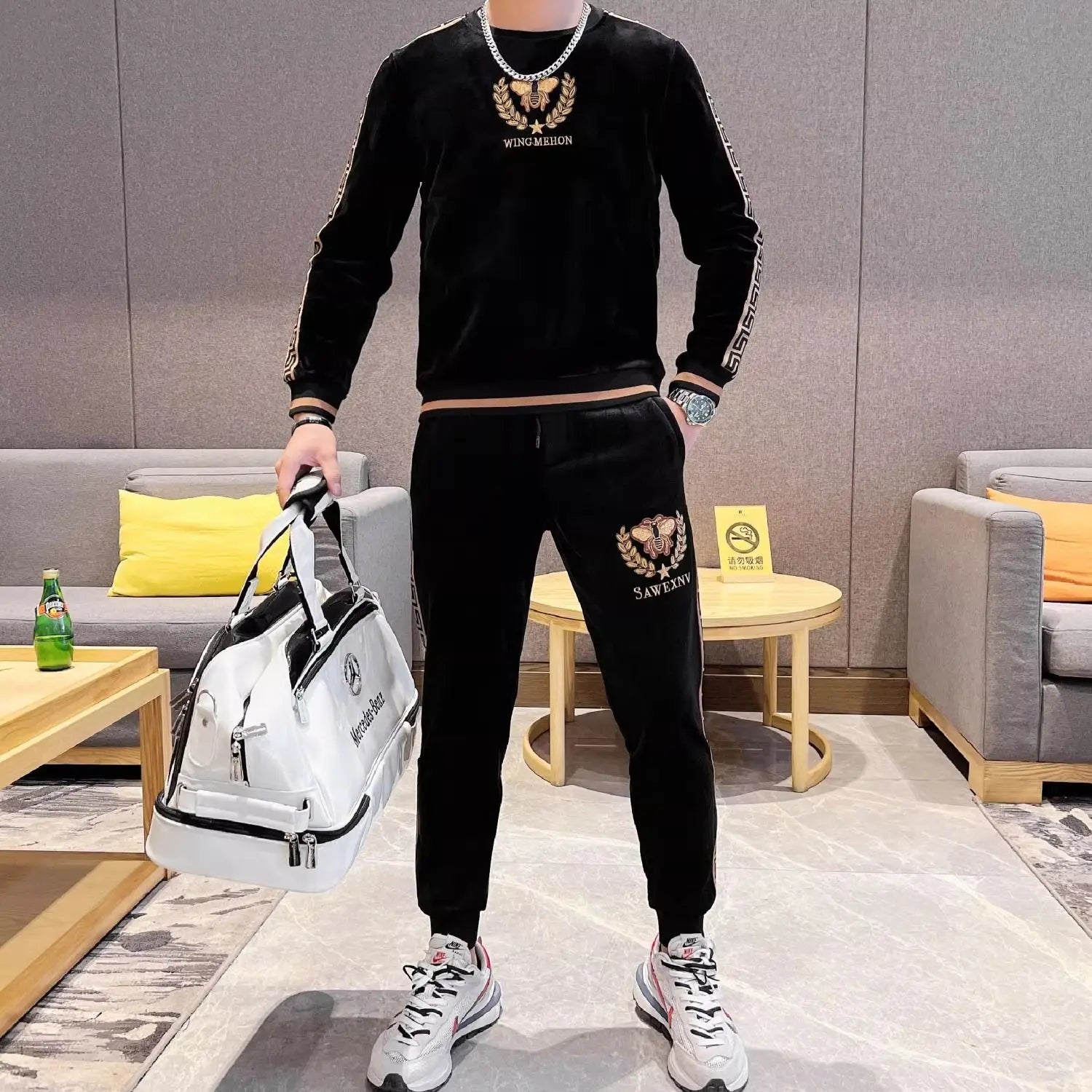 Men's Luxury Casual Summer Tracksuit – 2-Piece Set