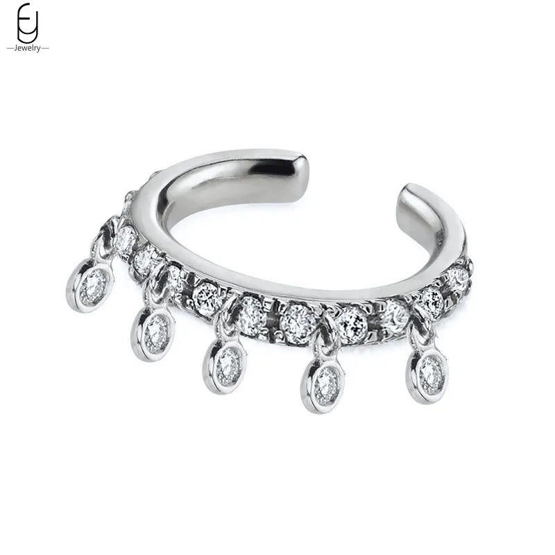 ✨Minimalist 24K Gold-Plated Ear Cuff – No Piercing Needed