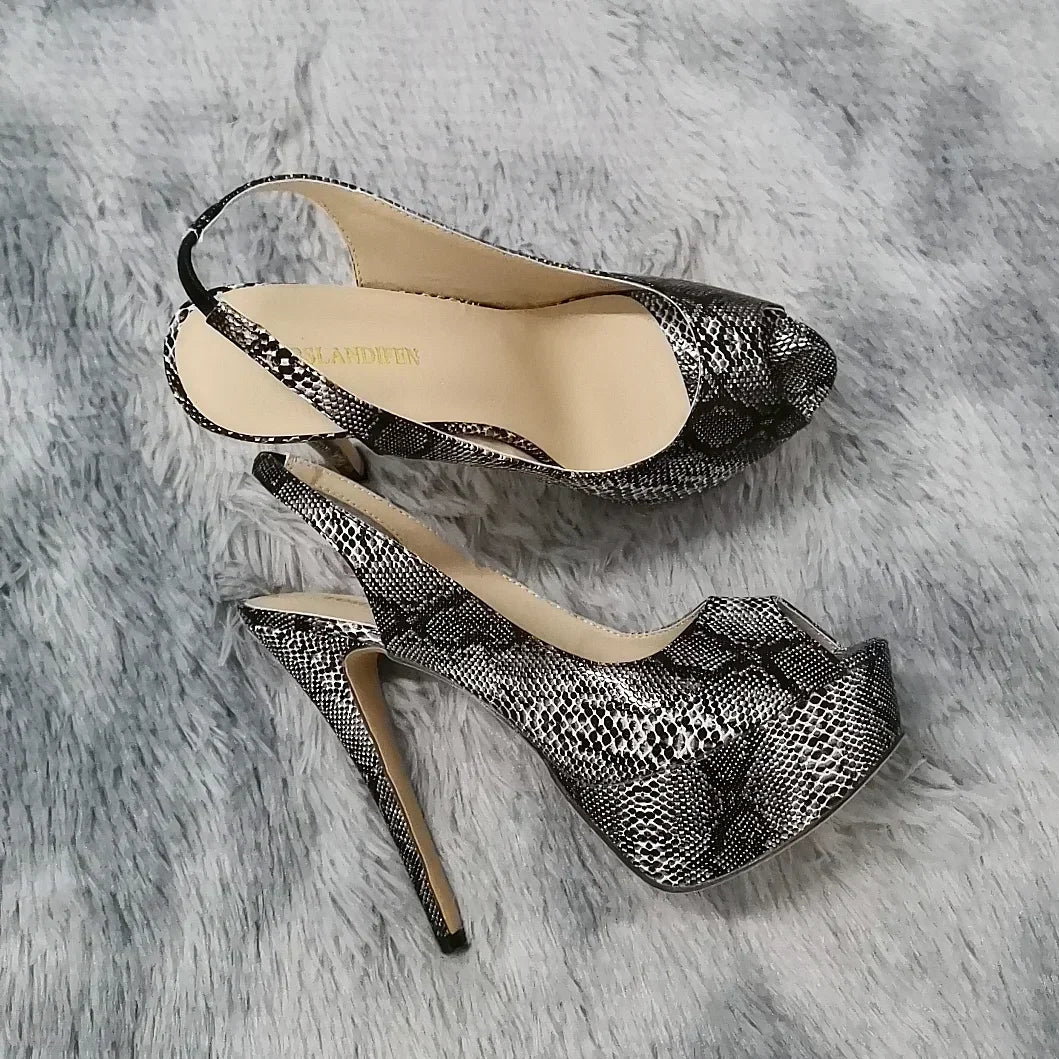 ✨ Luxe 14CM Platform Stiletto Sandals