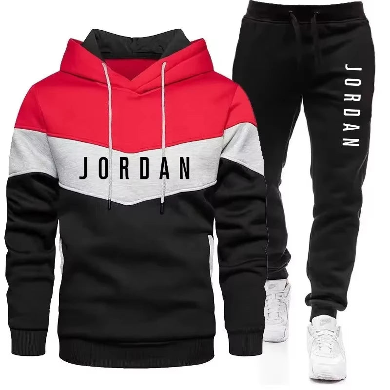 Men's Colorblock Jogging Set