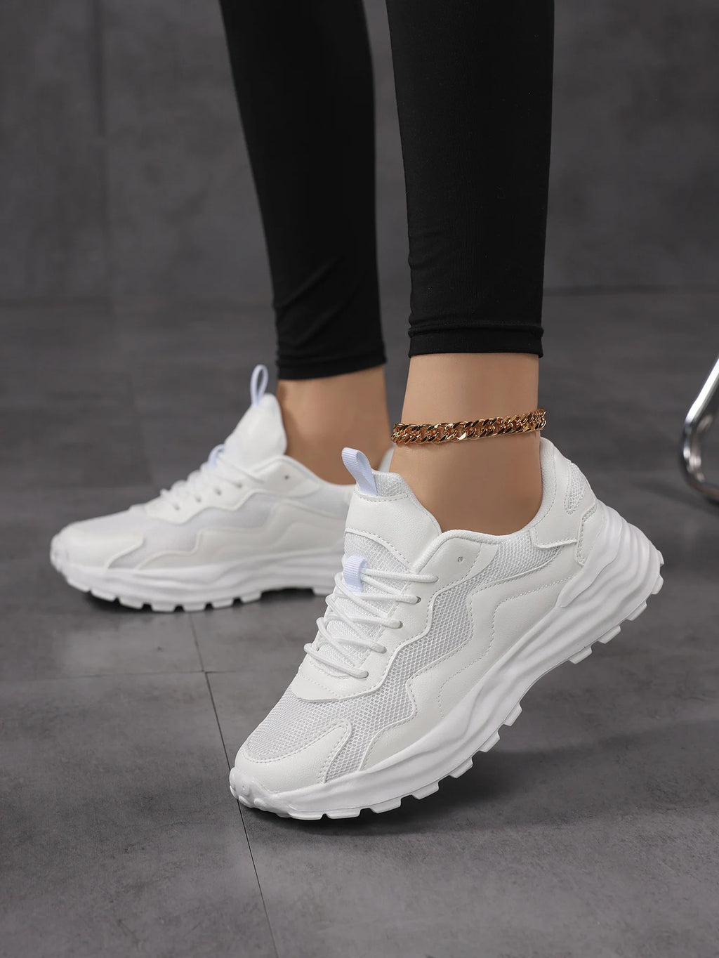 ✨ Luxe Casual Vulcanized Sneakers