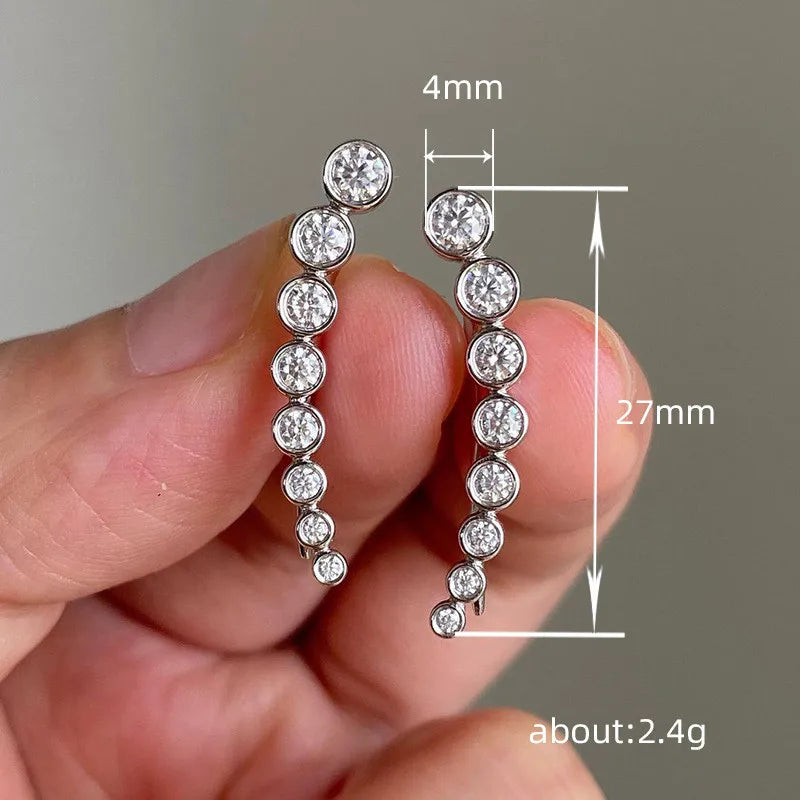 ✨Elegant Zircon Heart Hoop Earrings for Women