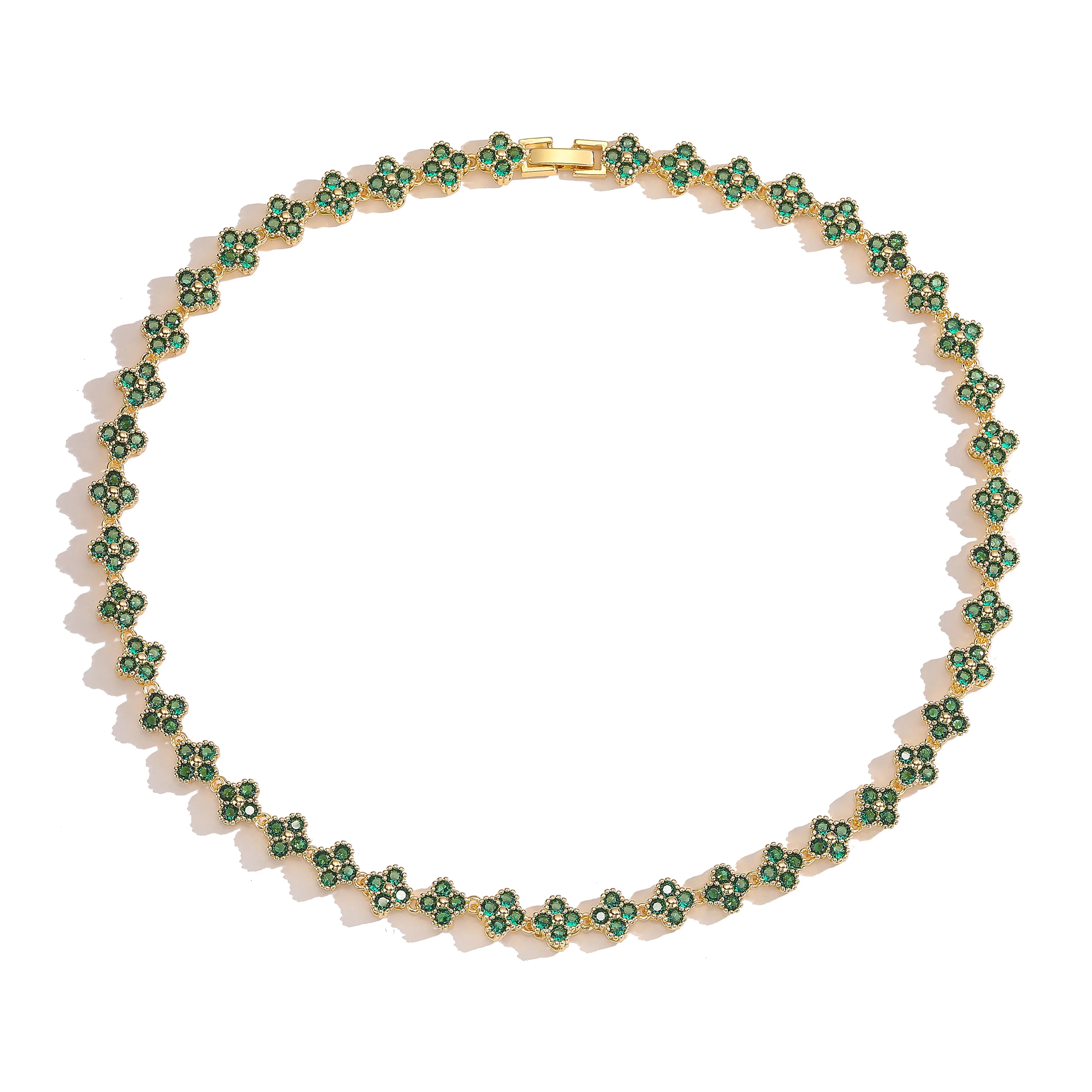 ✨ Luxe Floral Gold Necklace