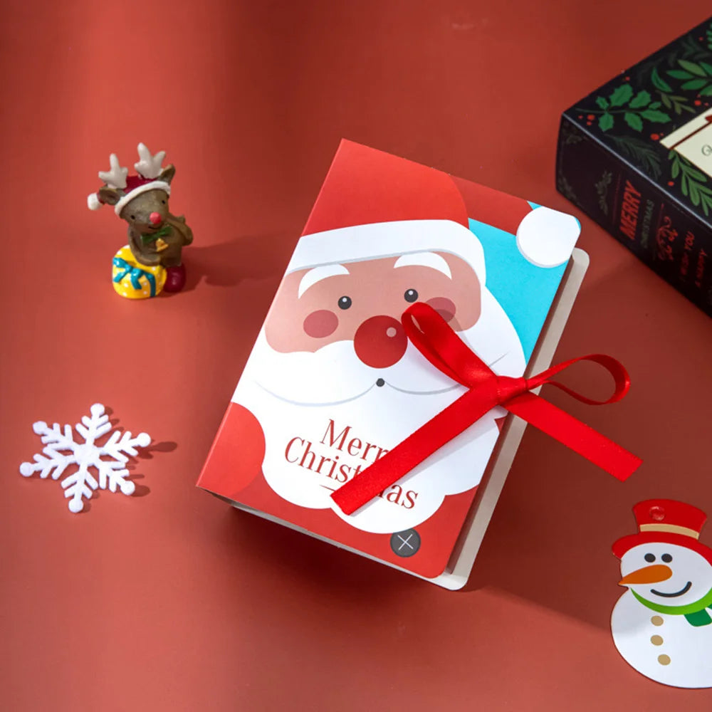 4PCS Christmas Gift Boxes – Book-Style Candy & Gift Packaging
