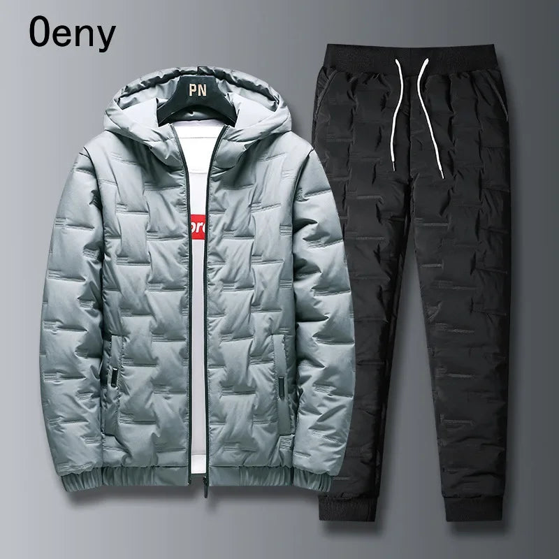 🔥 Men’s Premium Winter 3-Piece Set (Jacket + Vest + Pants)
