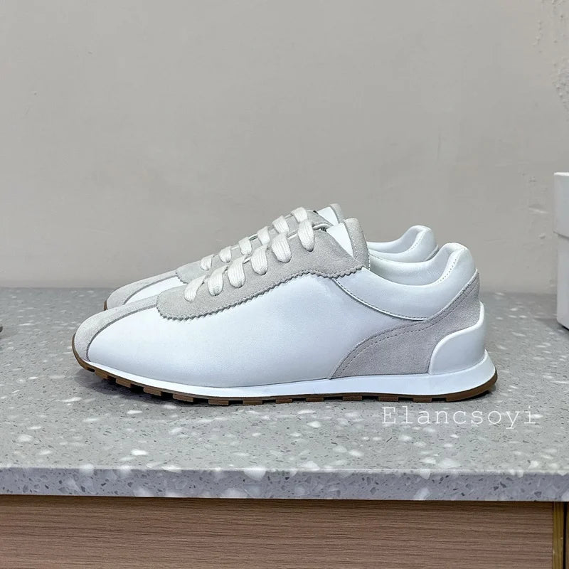 ✨ Versatile Lace-Up Flat Platform Shoes for Women