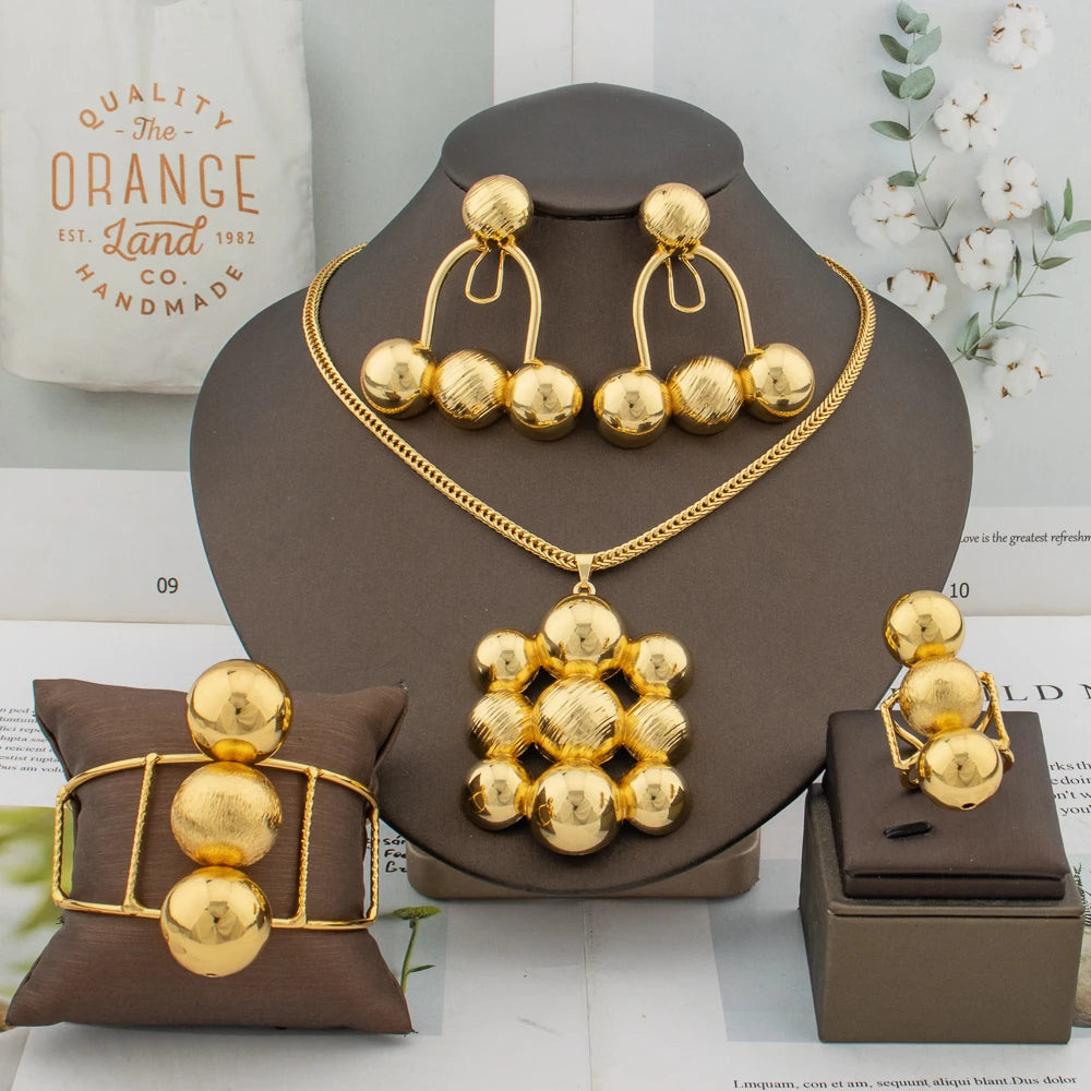 ✨Luxury Gold Jewelry Set – Bold &amp; Elegant Gift