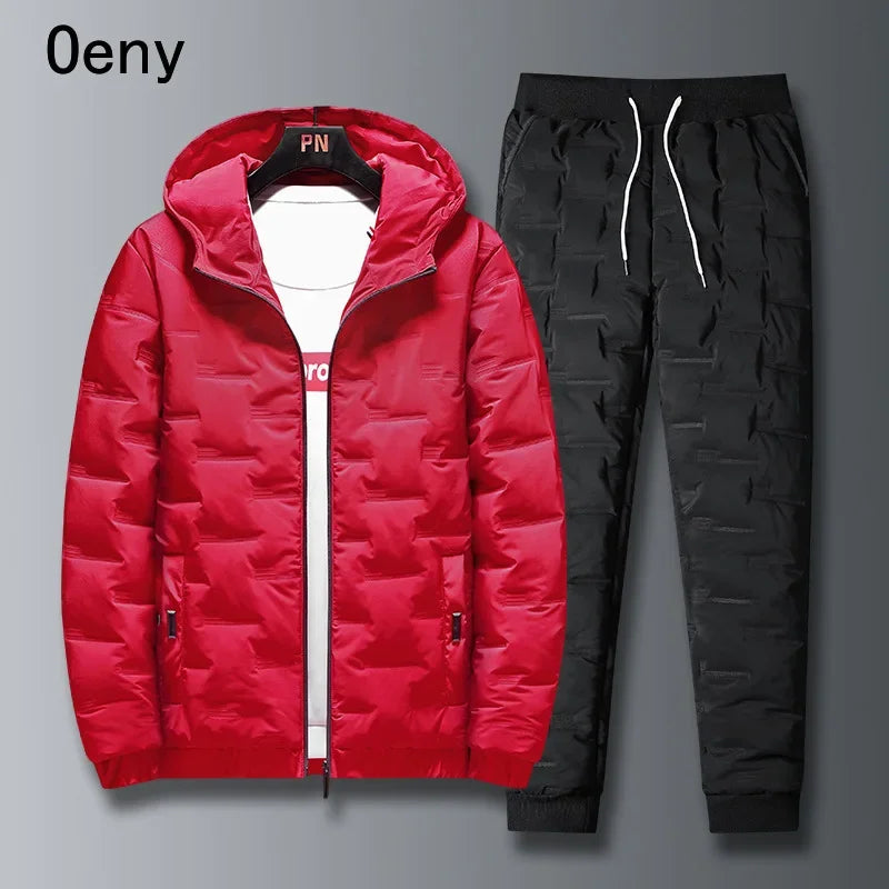 🔥 Men’s Premium Winter 3-Piece Set (Jacket + Vest + Pants)